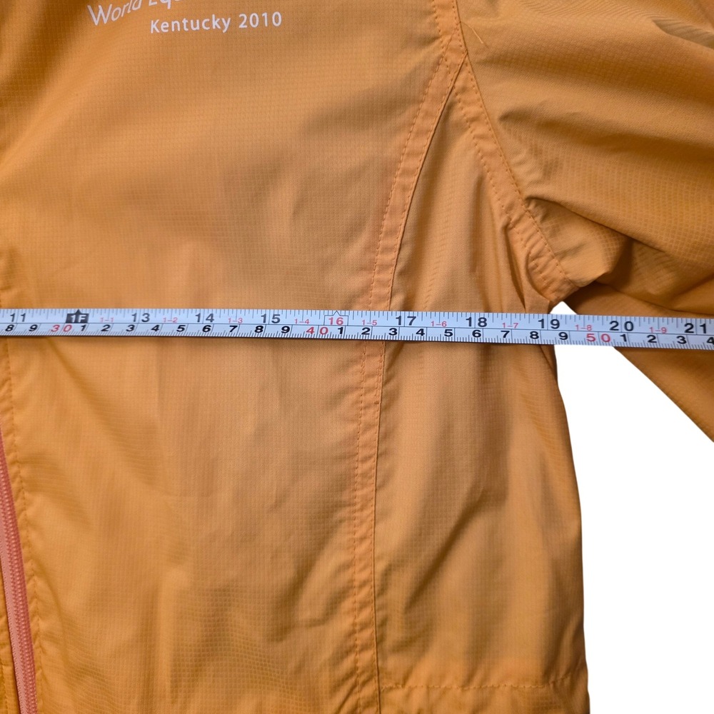 Ariat World Equestrian Games 2010 Event Staff Windbreaker Jacket Yellow Womens M - Picture 7 of 9